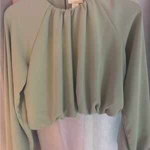 H&M Light Green Top